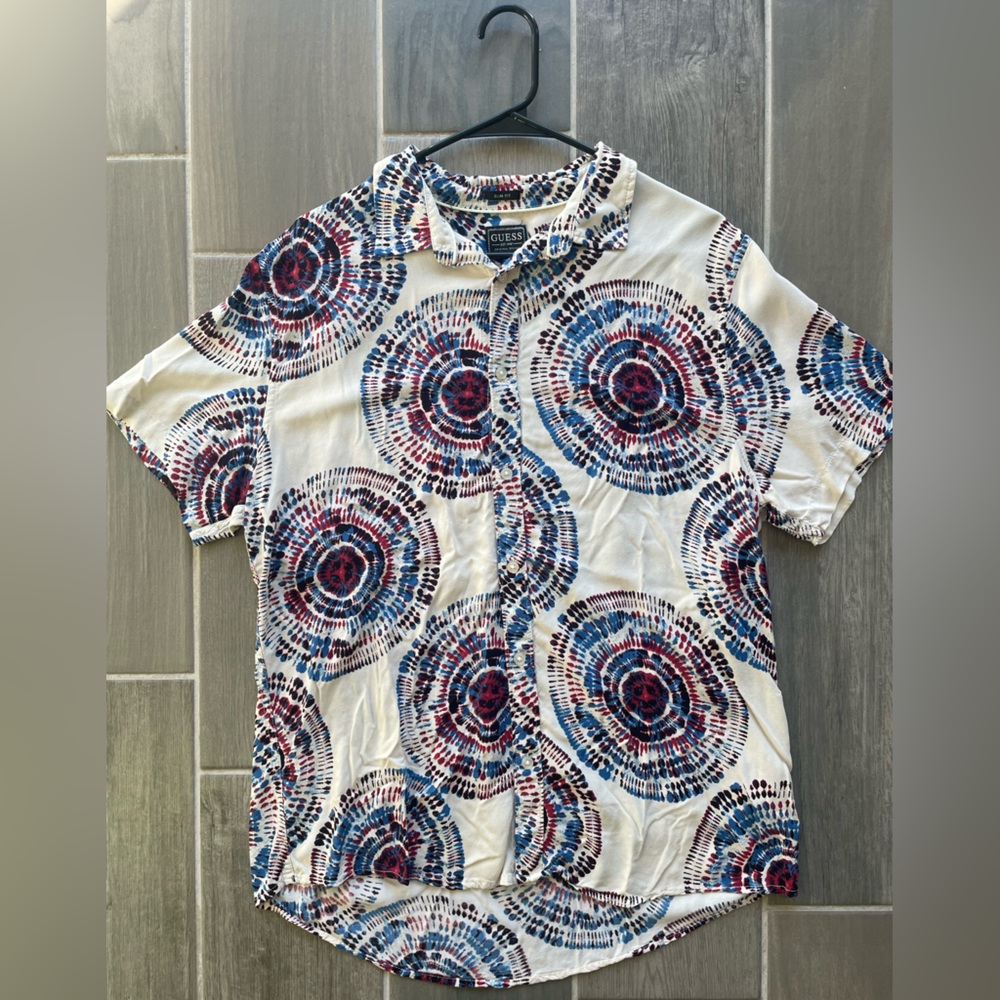 Guess Mens button up dress shirt